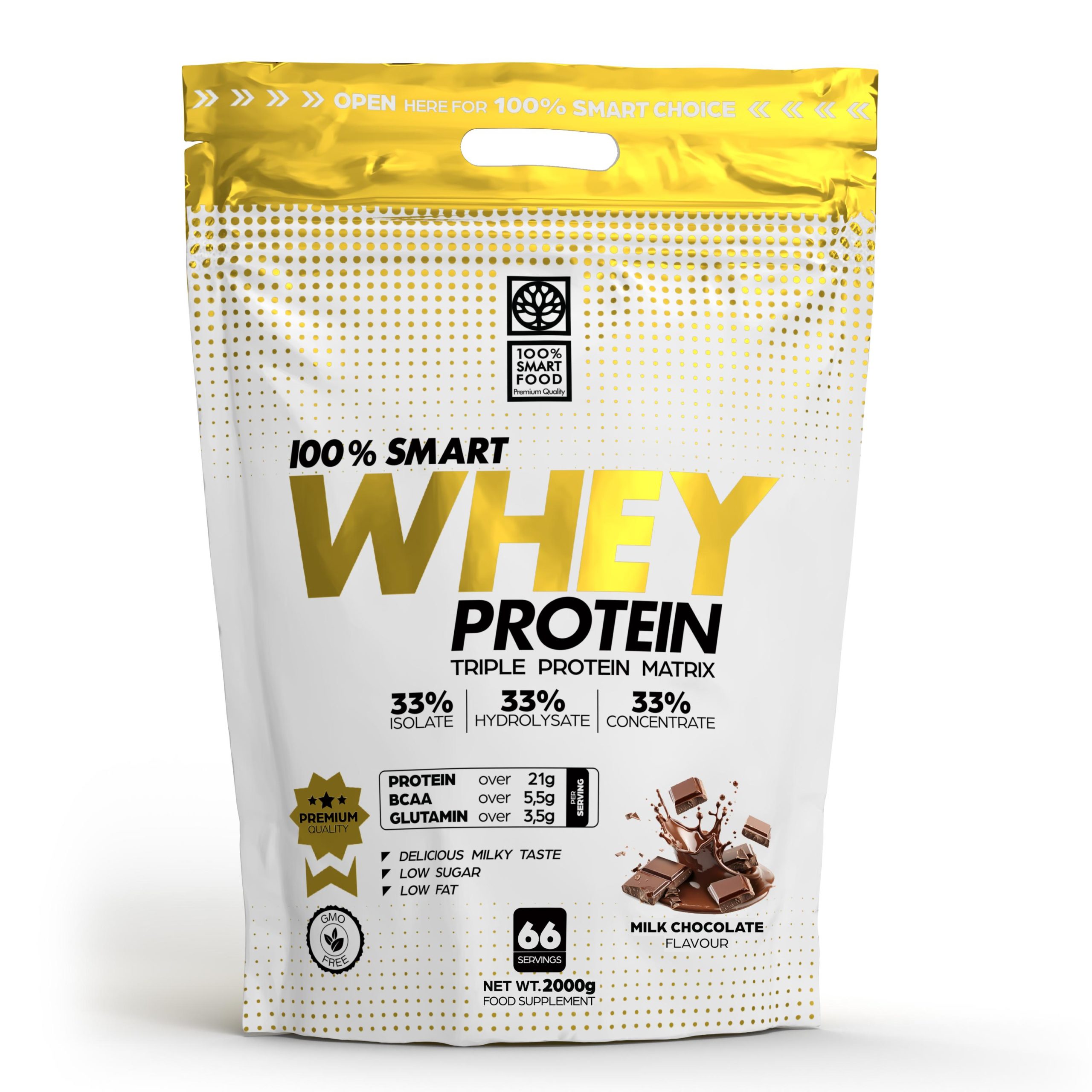 100-SMART-WHEY-PROTEIN_2KG_zip-bag-CHOCOLATE-scaled 100% Smart Whey Protein - 2000 g - Slika 1