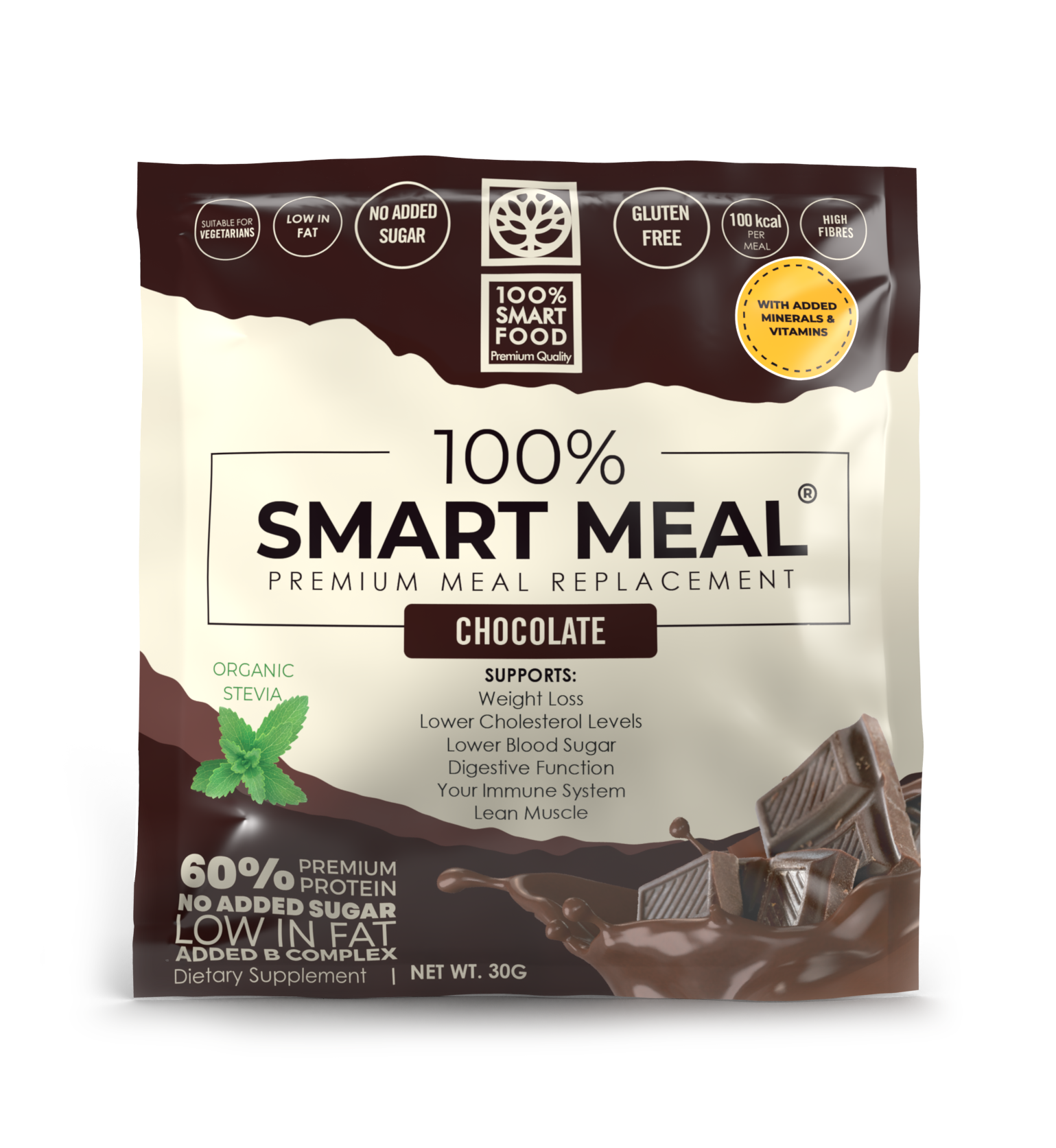 100% Smart Meal Čokolada