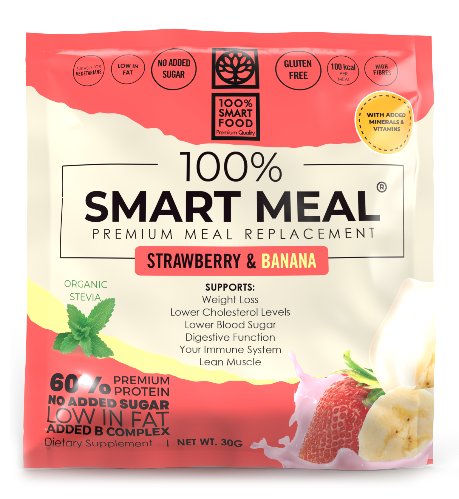100% Smart Meal Jagoda/Banana