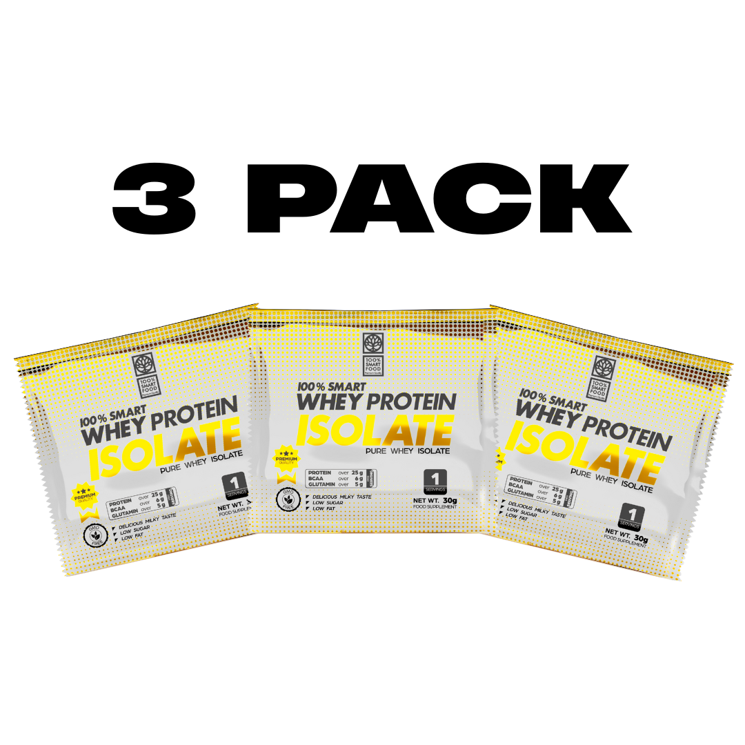 3 pack izolat 100% Smart Whey Protein Isolate - 3x30g PACK - Slika 1
